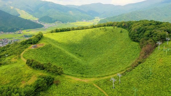 神鍋山　ドローン